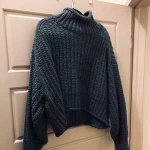 Blue H&M turtleneck